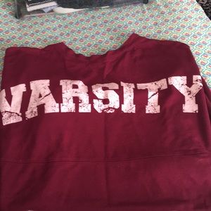 Varsity long sleeve bought from jcpenny’s